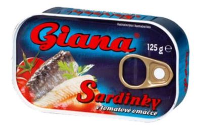 YUTON.SARDINA U PARADAJZU125G