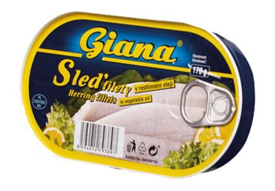 HARINGA FILETI U ULJU 170g GIANA