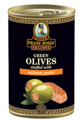 MASLINE ZELENE PUNJENE LOSOSOM 300GR KFJ