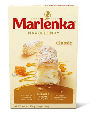 KOLAČ LISNATI SA VANILOM 300G MARLE