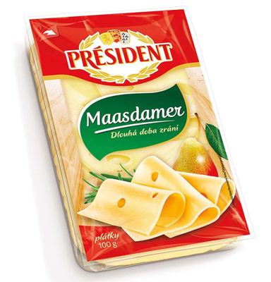 Sir Maasdamer President slice 100g