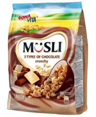 OKSA MUSLI CRUNCHY 375G 3 COKO