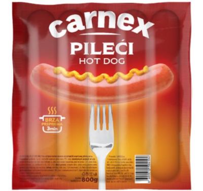 PILEĆI HOT DOG CARNEX 800G