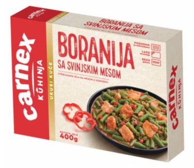 BORANIJA SA SVINJSKIM MESOM 400 GR CARNEX