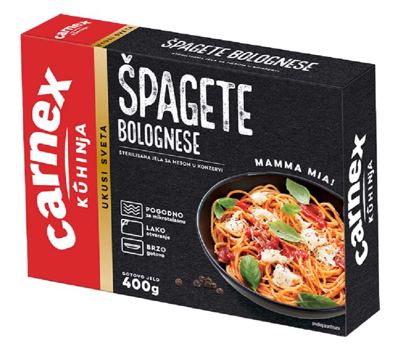 CARNEX ŠPAGETE BOLOGNEZE 400GR