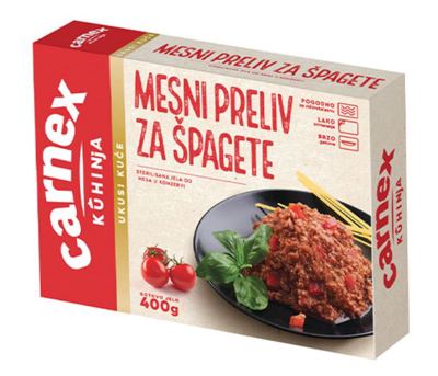 MESNI PRELIV SPAG.400g-CARNEX