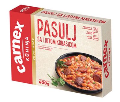 Pasulj sa ljutom kobasicom 400g #15 Carnex