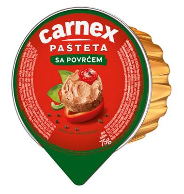 PAŠTETA SA POVRĆEM 75GR CARNEX
