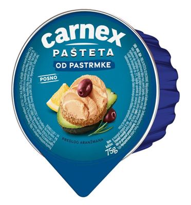 PASTETA RIBLJA OD PASTRMKE CARNEX 75G CARNEX