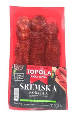 KOBASICA SREMSKA SLAJS VP 80G TOPOLA