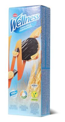 KEKS WELLNESS NARANČA ČOKOLADA 155G(15)