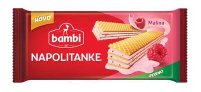 BAMBI NAPOLITANKE MALINA 185G