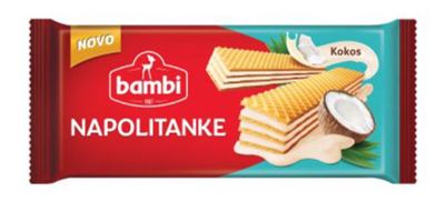 BAMBI NAPOLITANKE KOKOS 185G