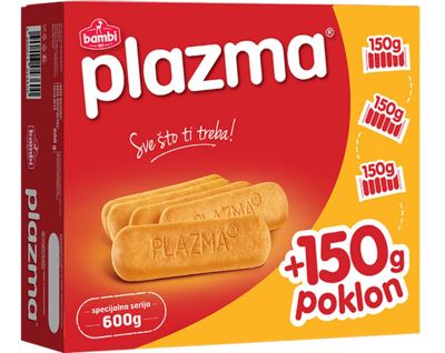 Keks Plazma 3×150 g + 150 g gratis