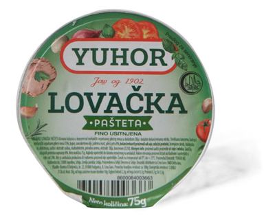 Pasteta Lovacka Yuhor 75g