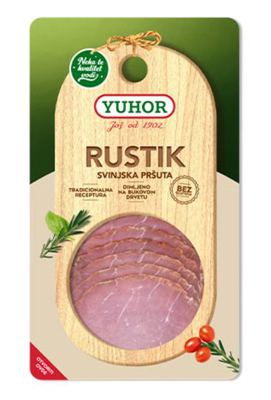 PRŠUTA YUHOR RUSTIK SLAJS NAREZANA ZAŠ.ATM.100G