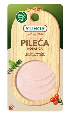 Pileca kobasica slajs 100g Yuhor