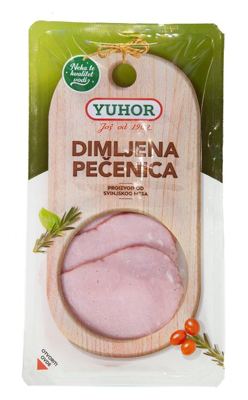 Dimljena svinj.pecenica slajs 100g Yuhor
