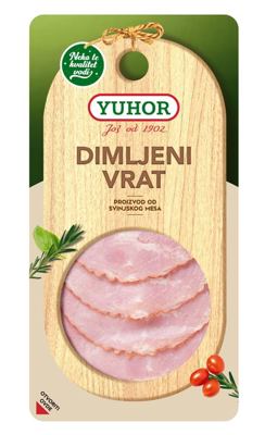 Dimljeni svinjski vrat slajs 100g Yuhor