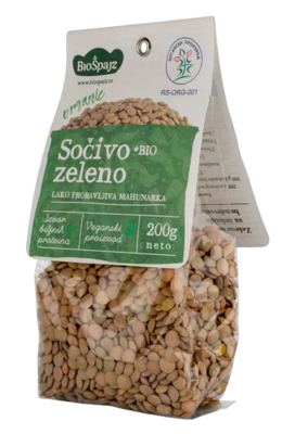 Socivo zeleno 200 gr, BIO