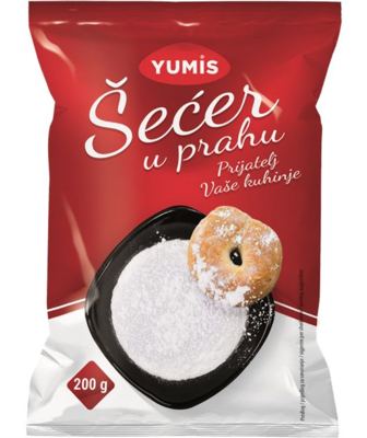ŠEĆER U PRAHU 200GR YUMIS