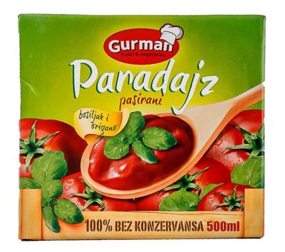 Paradajz Pasirani Origano Gurman 500 g