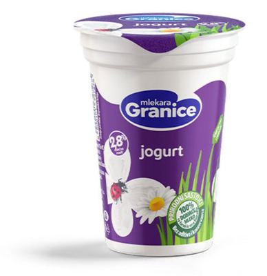 JOGURT 2,8%MM ČAŠA 250G XXL GRANICE