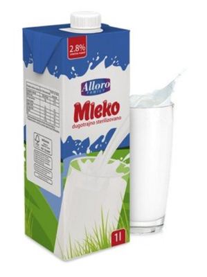 MLEKO TRAJNO 2.8% ALLORO 1L