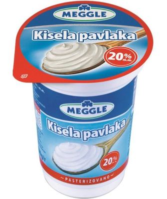 PAVLAKA KISELA 20% MM ČAŠA 400 GR MEGGLE