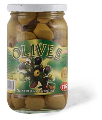 Zelena maslina bez kostice Elite 370g