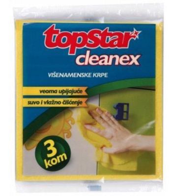 VIŠENAMENSKA KRPA 3/1 CLEANEX TOPSTAR 1/25