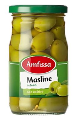 Masline Zelene Bez Koštice 310 g