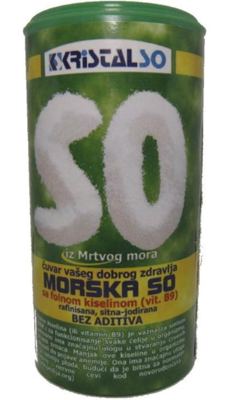 SO MORSKA SITNA KRISTAL SO 500G DOZNA