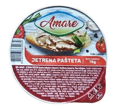PASTETA JETRENA 75G AMARE