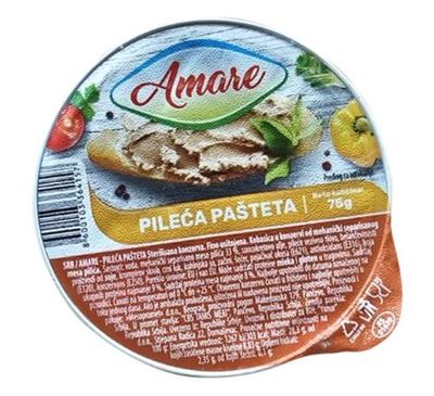 Pasteta pileca 0075 Amare