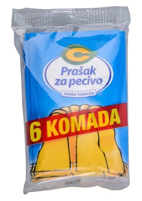 PRAŠAK ZA PECIVO 12GR PAKET 6KOM CENTROPROIZVOD
