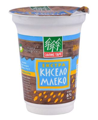 KISELO MLEKO ZAPIS TARE EXTRA 6% ČAŠA 180G