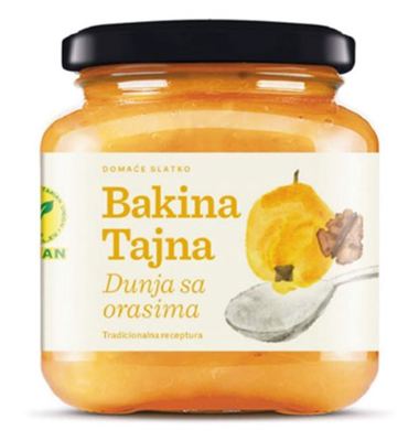 DOMAĆE SLATKO OD RENDANIH DUNJA 375GR FOODLAND