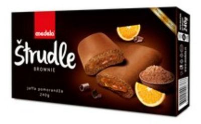 ŠTRUDLA BROWNIE JAFFA POMORANDŽA 240GR MEDELA