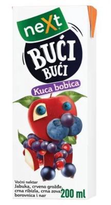 VOĆNI NEKTAR NEXT CRVENO GROŽĐE 0.2L BRIK