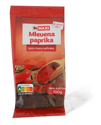 Paprika zacinska ljuta Maxi 100g