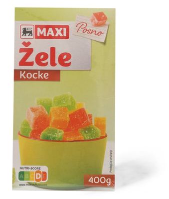 Zele kocke Maxi 400g