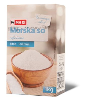 So morska Maxi kutija 1kg