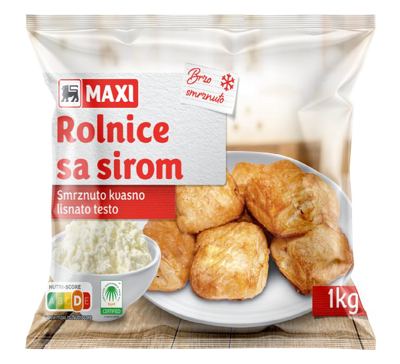 Smrz.rolnice sa sirom Maxi 1kg