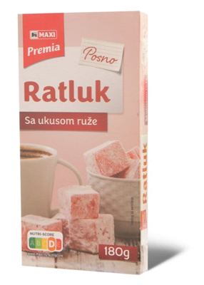 Ratluk sa ukusom ruze Maxi 180g