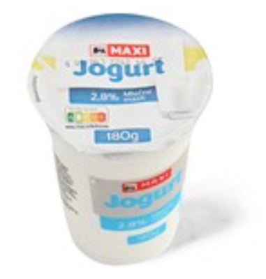 Jogurt 2.8%mm Maxi 180g