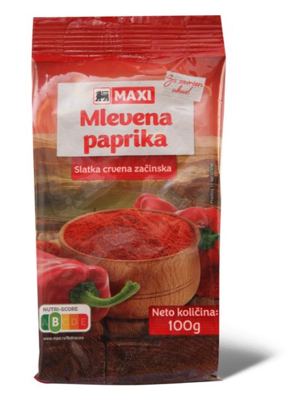 Zac.paprika slatka ml.crvena Maxi 100g