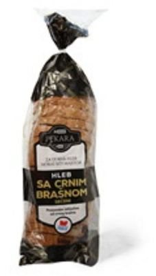 Hleb sa crnim brasnom seceni Maxi 500g