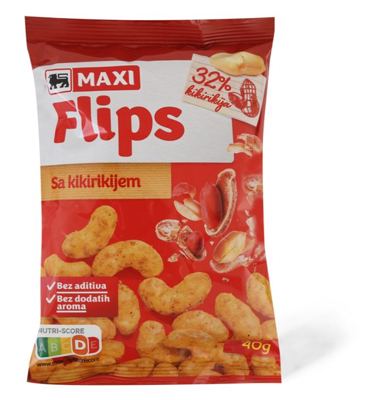 Flips sa 32% kikirikija Fine crunchy 40g