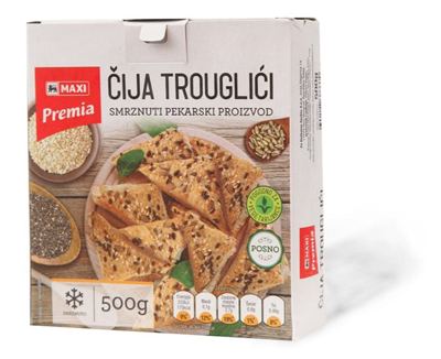 Smrznuti cija trouglici Premia 500g